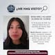 Se busca Rosa Areli Velarde Olivera de 16 años