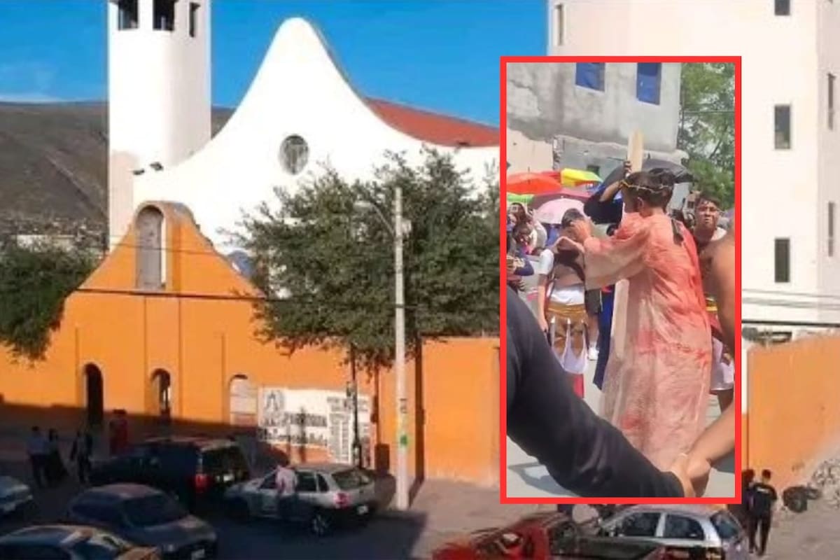 Encuentran a joven colgada en baños de una iglesia en Monterrey a punto de iniciar Viacrucis 2025