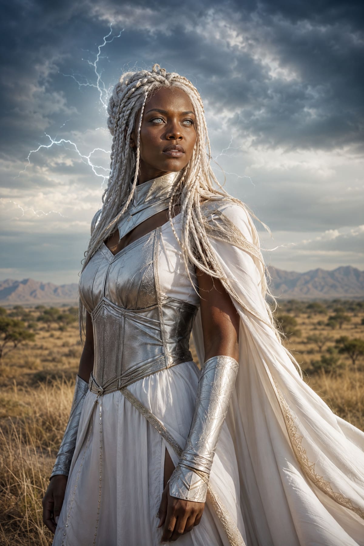 Storm apareció por primera vez en Giant-Size X-Men #1, publicado en 1975, y desde entonces el cabello blanco y su capacidad para controlar fenómenos meteorológicos se convirtieron en dos de sus características más reconocibles.