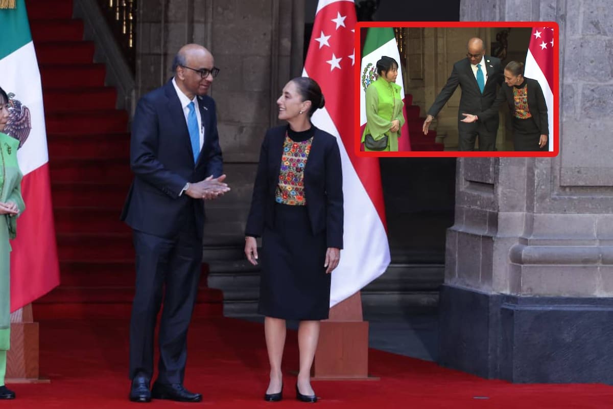 ¿Gesto de rechazo? Sheinbaum busca saludar a esposa del presidente de Singapur durante encuentro y él evita que se produzca el acercamiento por esta razón