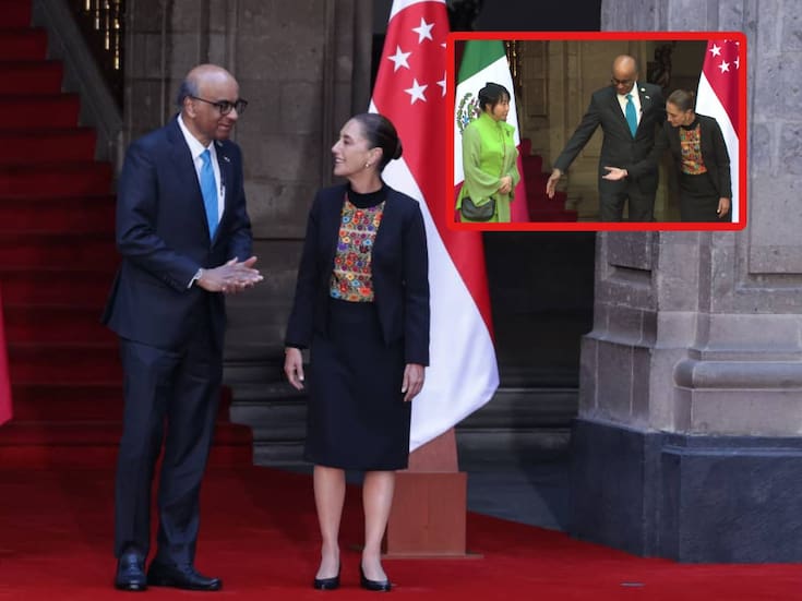¿Gesto de rechazo? Sheinbaum busca saludar a esposa del presidente de Singapur durante encuentro y él evita que se produzca el acercamiento por esta razón