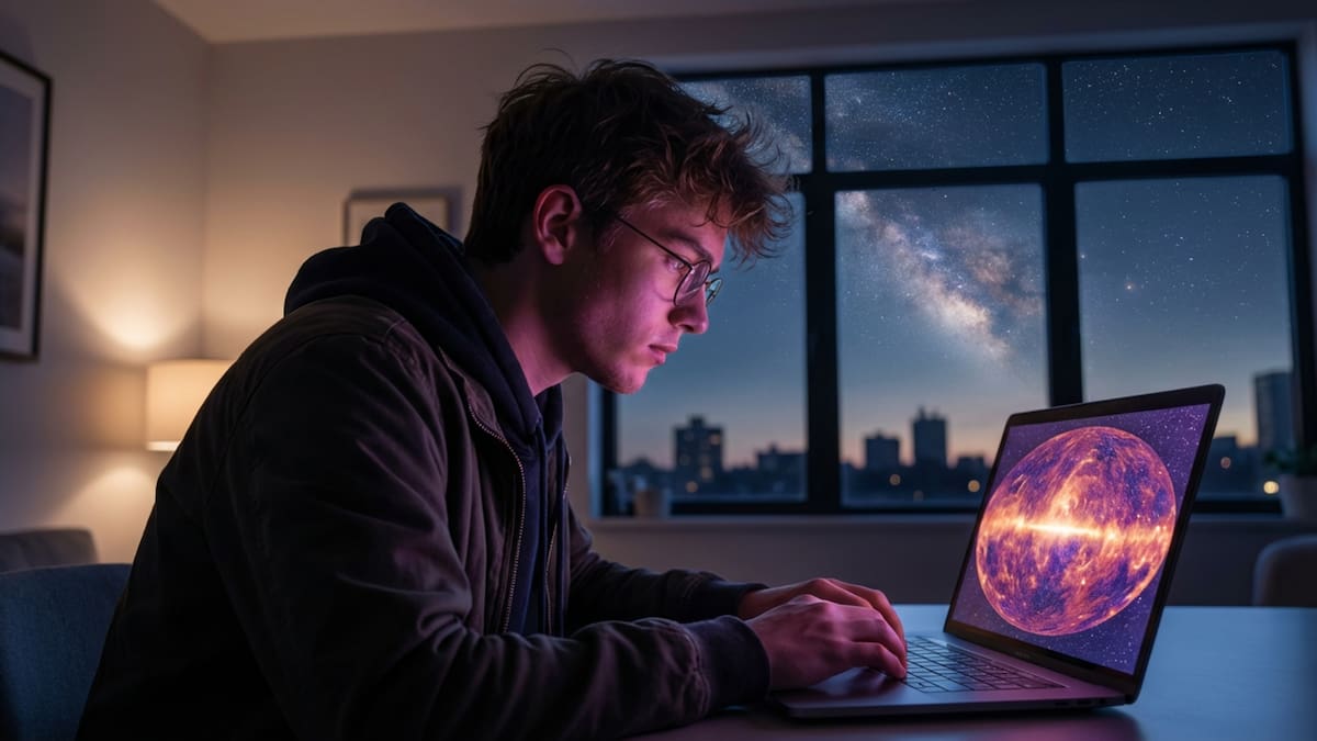Hazaña astronómica en 2026: Un estudiante de 18 años utiliza inteligencia artificial para hallar 1.5 millones de objetos cósmicos ocultos en los archivos olvidados de la NASA que ningún científico había logrado detectar