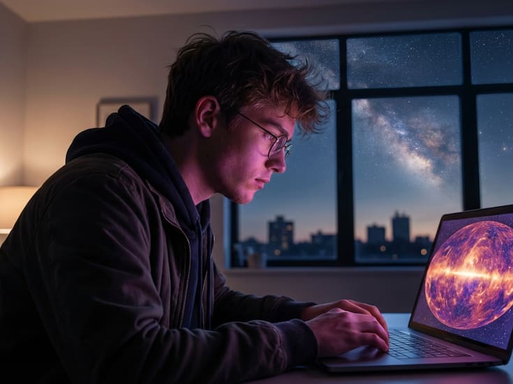 Hazaña astronómica en 2026: Un estudiante de 18 años utiliza inteligencia artificial para hallar 1.5 millones de objetos cósmicos ocultos en los archivos olvidados de la NASA que ningún científico había logrado detectar