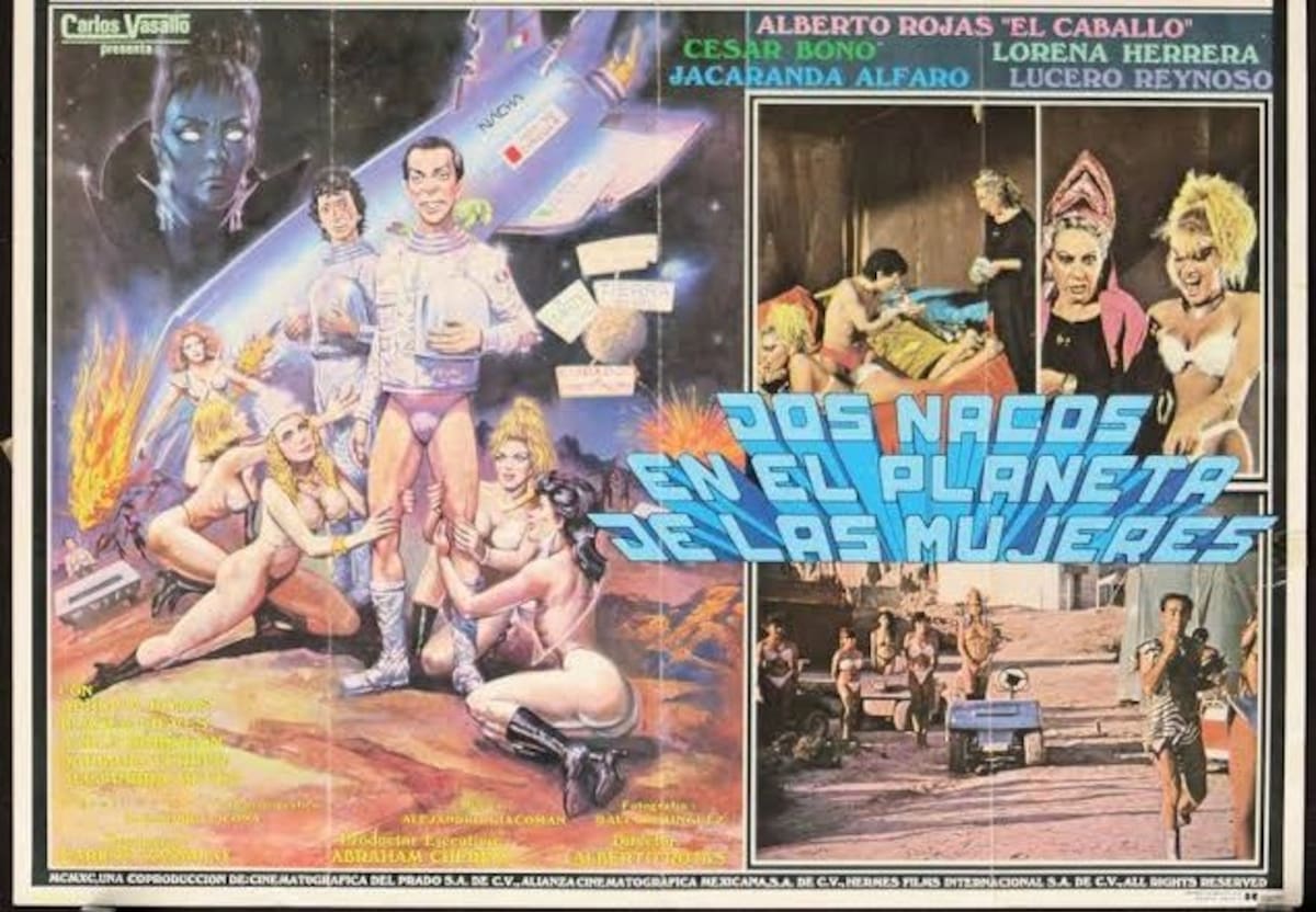 Dos nacos en el planeta de las mujeres (1991) / Cuenta de X: @Darkving