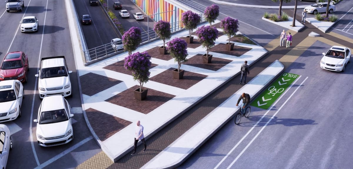 Se planean ciclocarriles en esa zona. FOTO: CORTESÍA