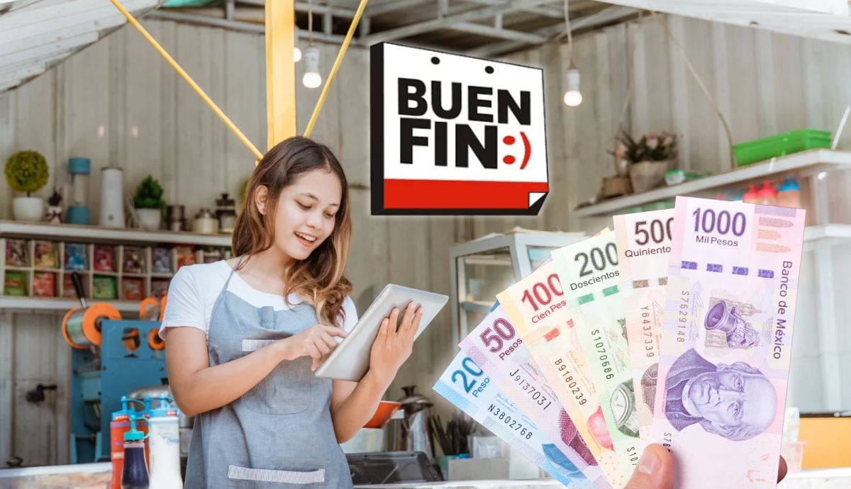 Los dueños de pequeños comercios que se registren en la plataforma oficial del Buen Fin 2026 pueden competir por el premio mayor de 260 mil pesos entregado por el SAT. |Canva