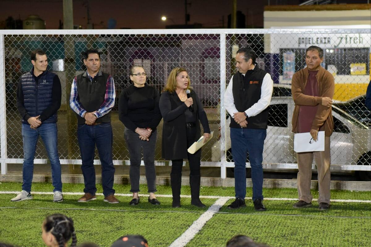Hermosillo: Entrega Antonio Astiazarán rehabilitación del parque en Costa del Sol