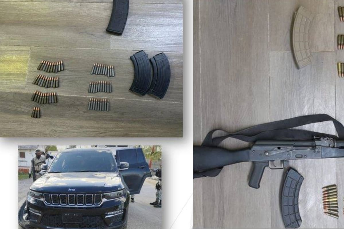 Decomisan armamento en Altar; MP Federal investiga