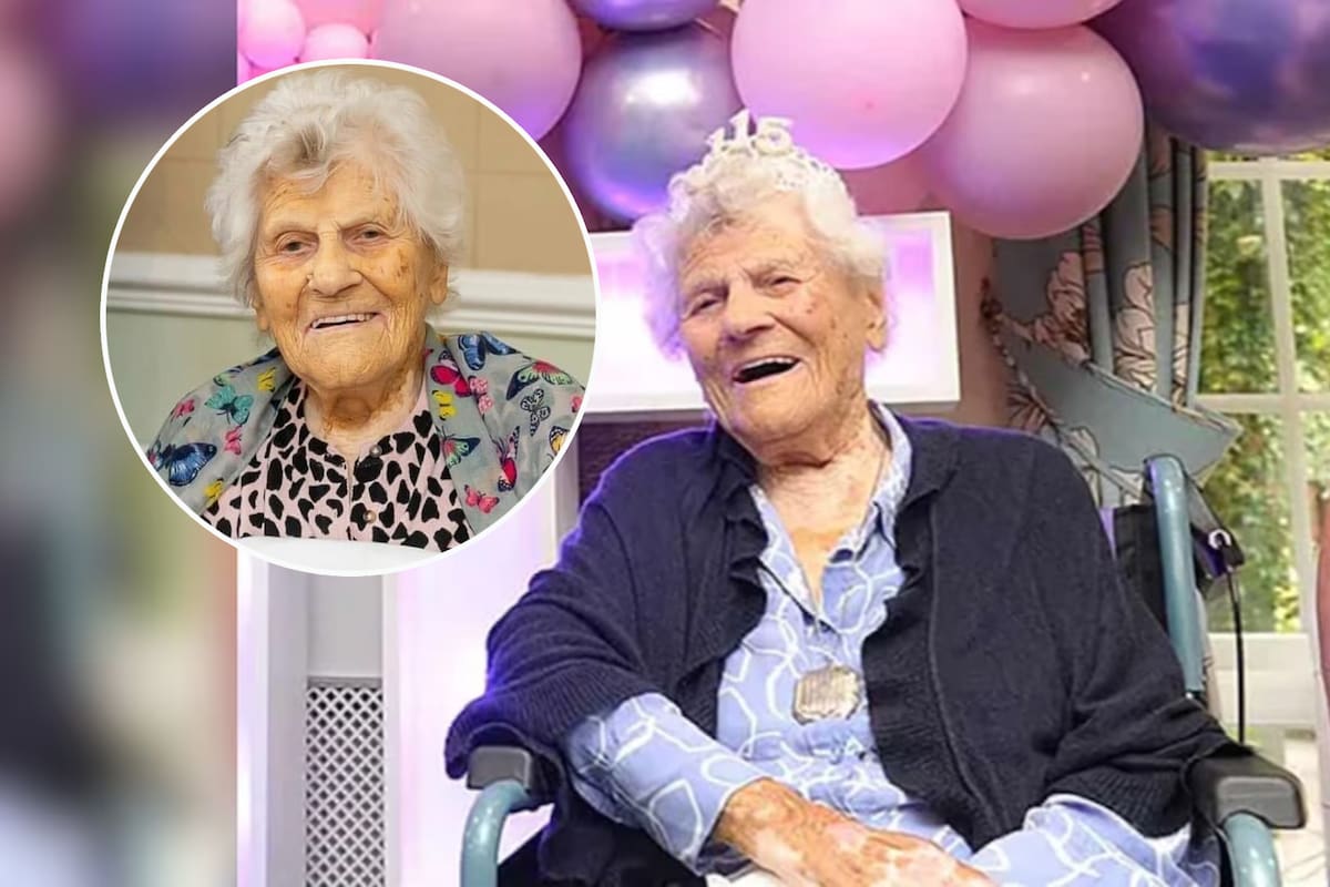 Así celebró su cumpleaños 116, Ethel Caterman, la persona más longeva del mundo en la actualidad