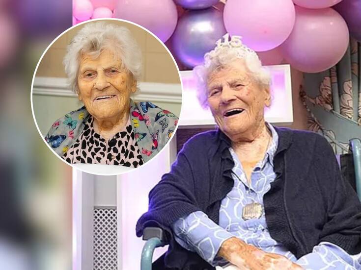 Así celebró su cumpleaños 116, Ethel Caterman, la persona más longeva del mundo en la actualidad