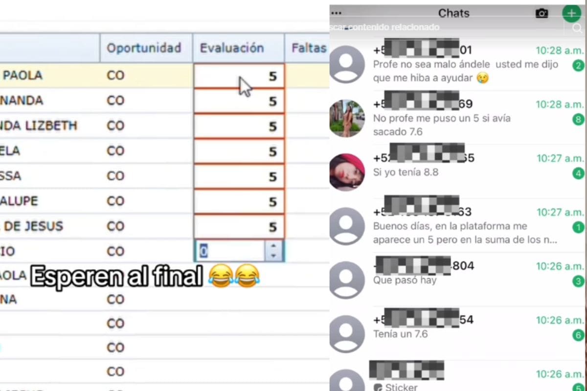 Maestro juega una broma a sus alumnos y finge reprobarlos para conocer su reacción