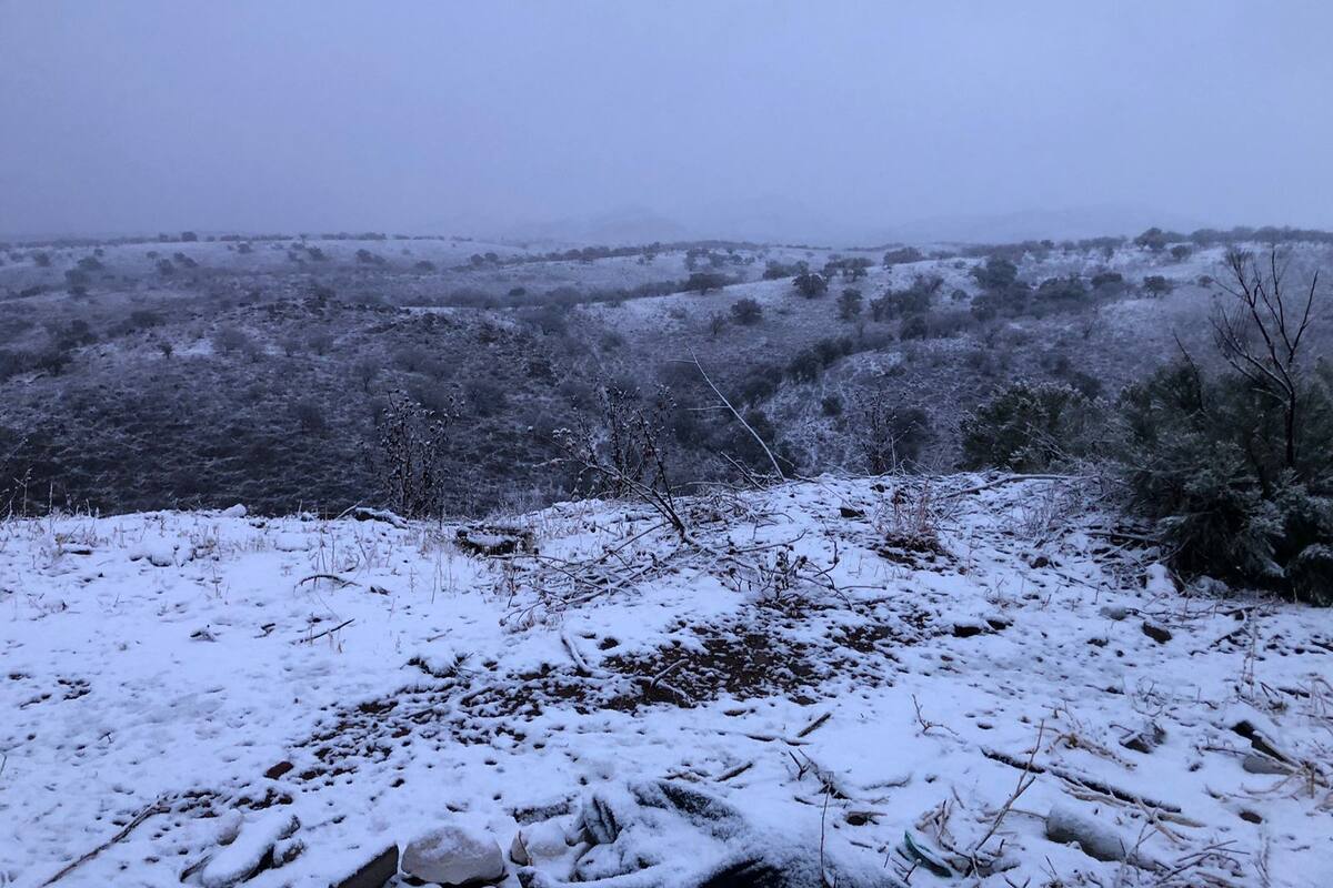 Clima en Sonora: Nevadas y hasta un 60% de posibilidad de lluvia se pronostica para hoy