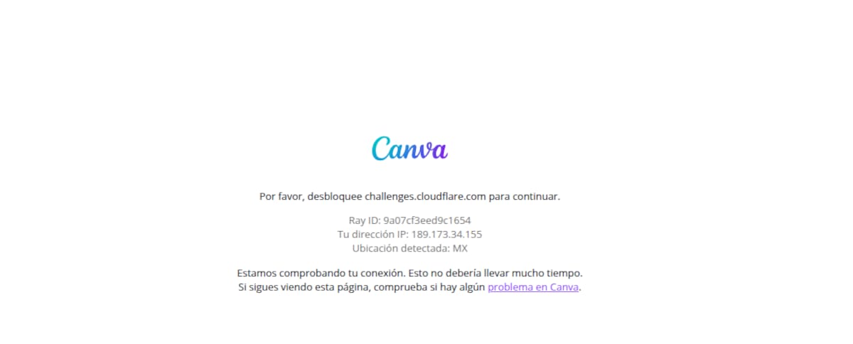 Canva se cayó junto a otras apps debido a la falla con Cloudfare.