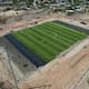 Confirman avance del 75% en rehabilitación del campo de fútbol Godoy Calalo