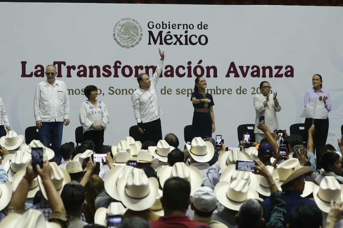 Claudia Sheinbaum, la transformación avanza en Sonora.