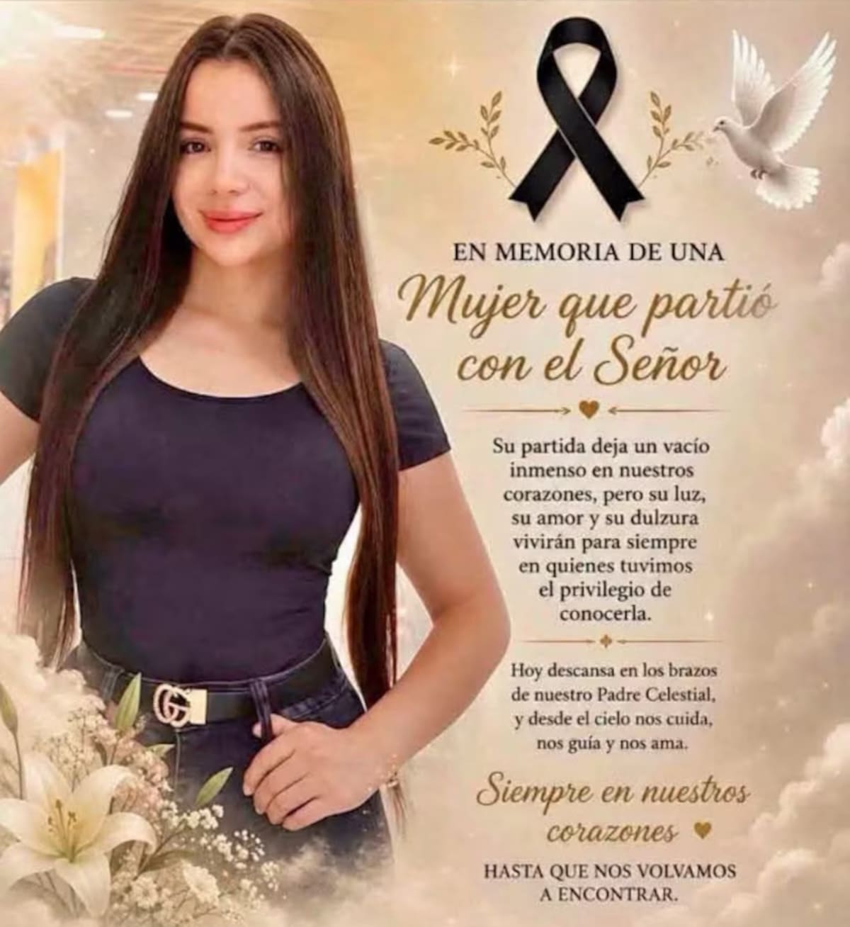Familiares y allegados lamentaron el fallecimiento de Lenny Ruiz Fernández, una de las víctimas del terremoto que afectó a Colombia.