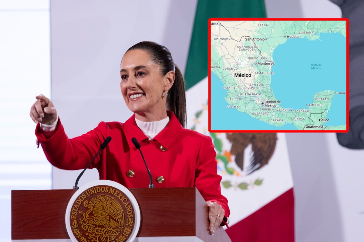 El gobierno mexicano, liderado por Claudia Sheinbaum, rechaza el cambio de nombre del Golfo de México a "Golfo de América" por parte de Google.