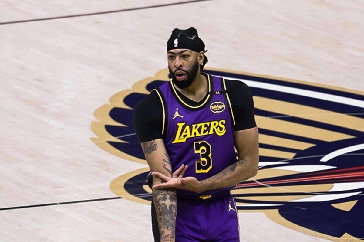 Los Lakers llegan a nueve triunfos de la mano de Davis tras apoderarse del New Orleans Arena