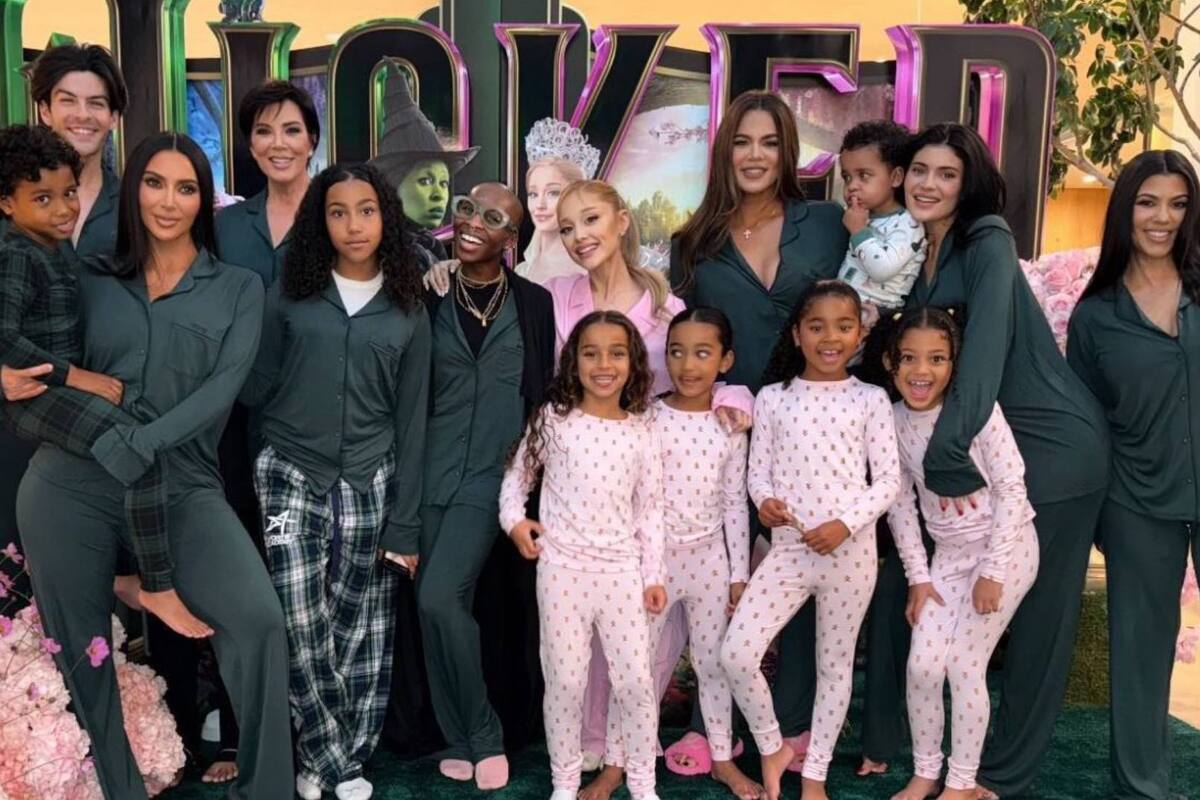 Ariana Grande ofrece proyección privada de 'Wicked' a las Kardashians