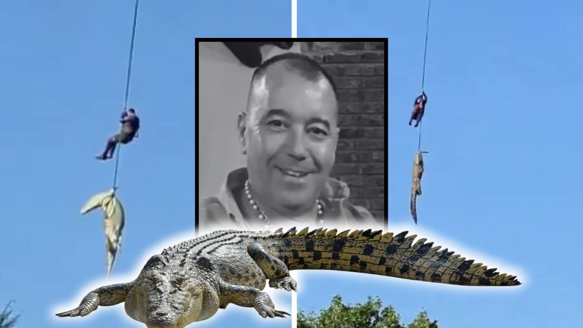 Empresario arrastrado por una creciente del río Komati en Sudáfrica fue devorado por un cocodrilo de 4.5 metros, tras revisar el cuerpo del animal se encontraron seis pares de zapatos que podrían pertenecer a otras víctimas