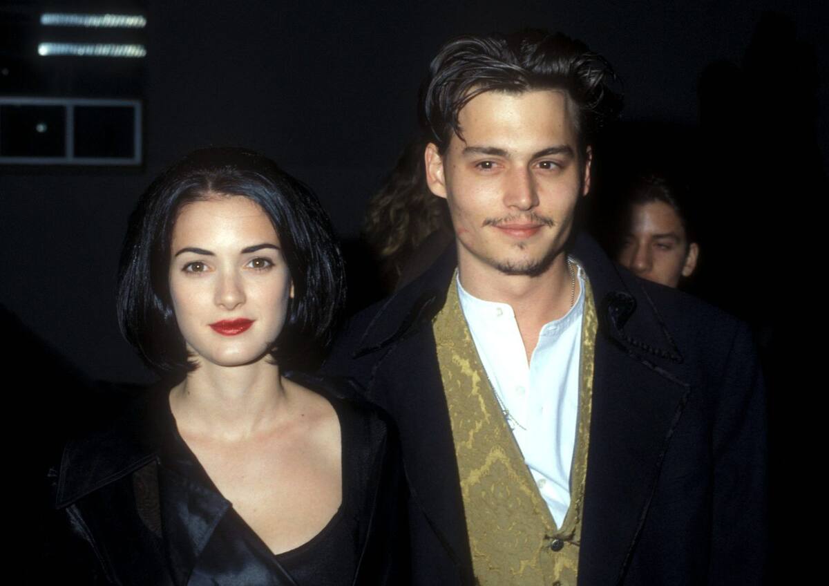 Johnny Depp y Winona Ryder terminaron su relación en 1993