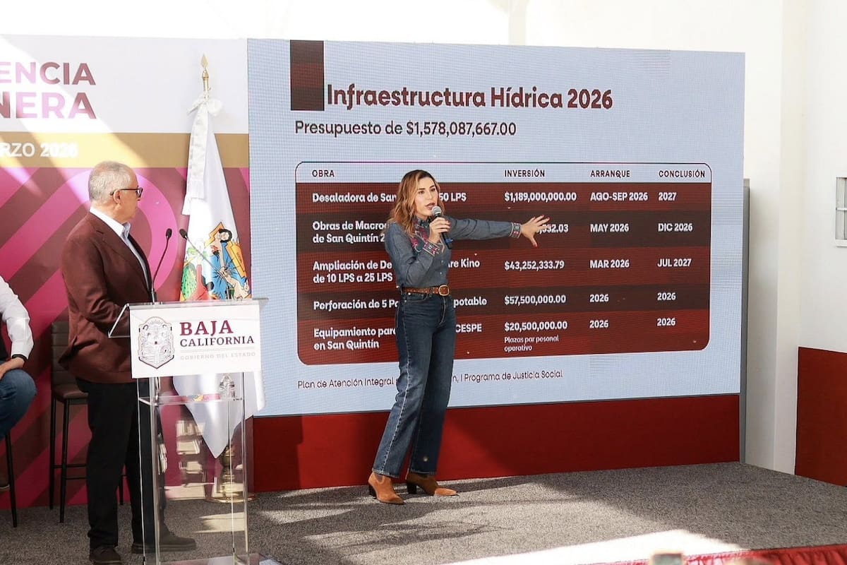 Gobernadora anuncia Plan de Atención Integral para San Quintín