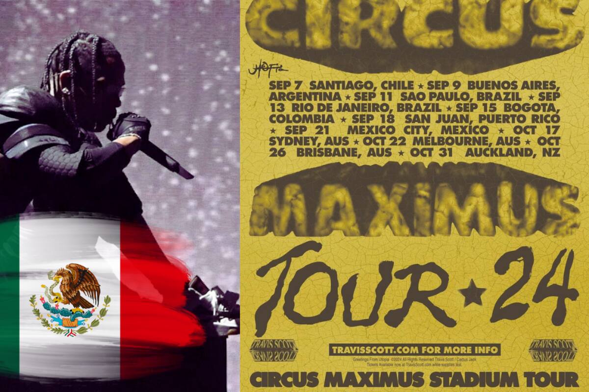¡Oficial! Travis Scott anuncia fechas para su gira 'Circus Maximus' en Latinoamérica y México
