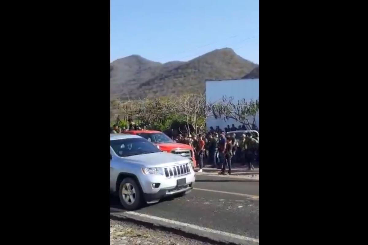 Captan a convoy armado en Buenavista, Michoacán