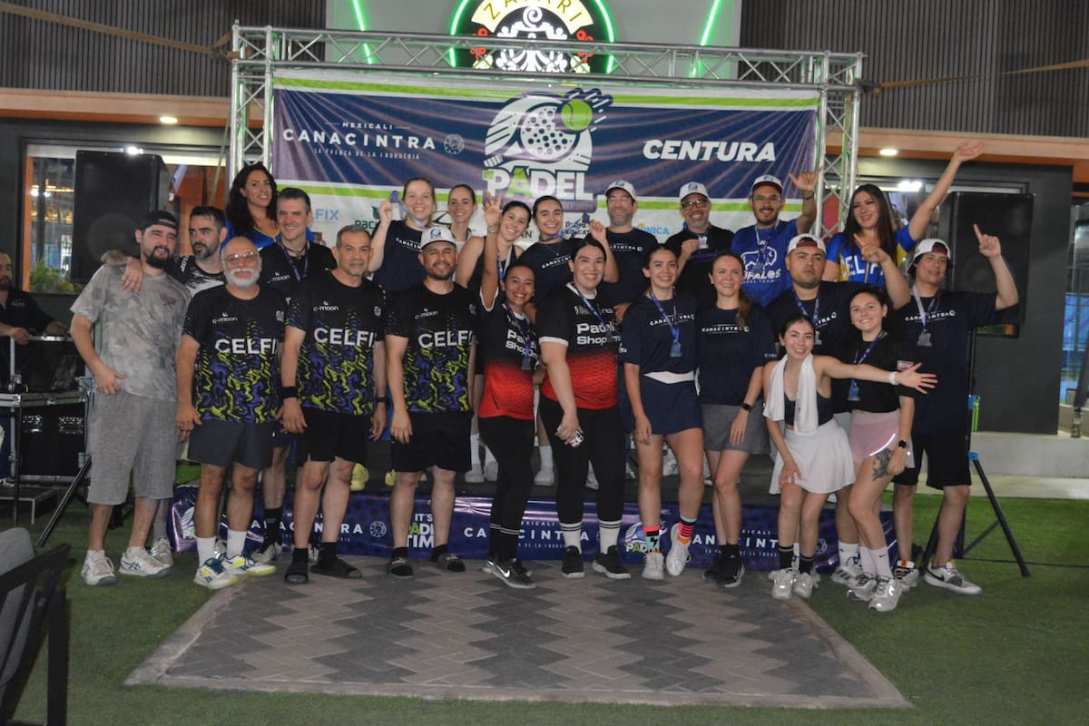 Todo un éxito el Torneo de Pádel Canacintra