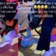 “¡Qué peligro! Menos mal que cayó cerca del suelo”: joven se sube a juego mecánico con su amiga en una feria y protagoniza estrepitosa caída dentro del mismo