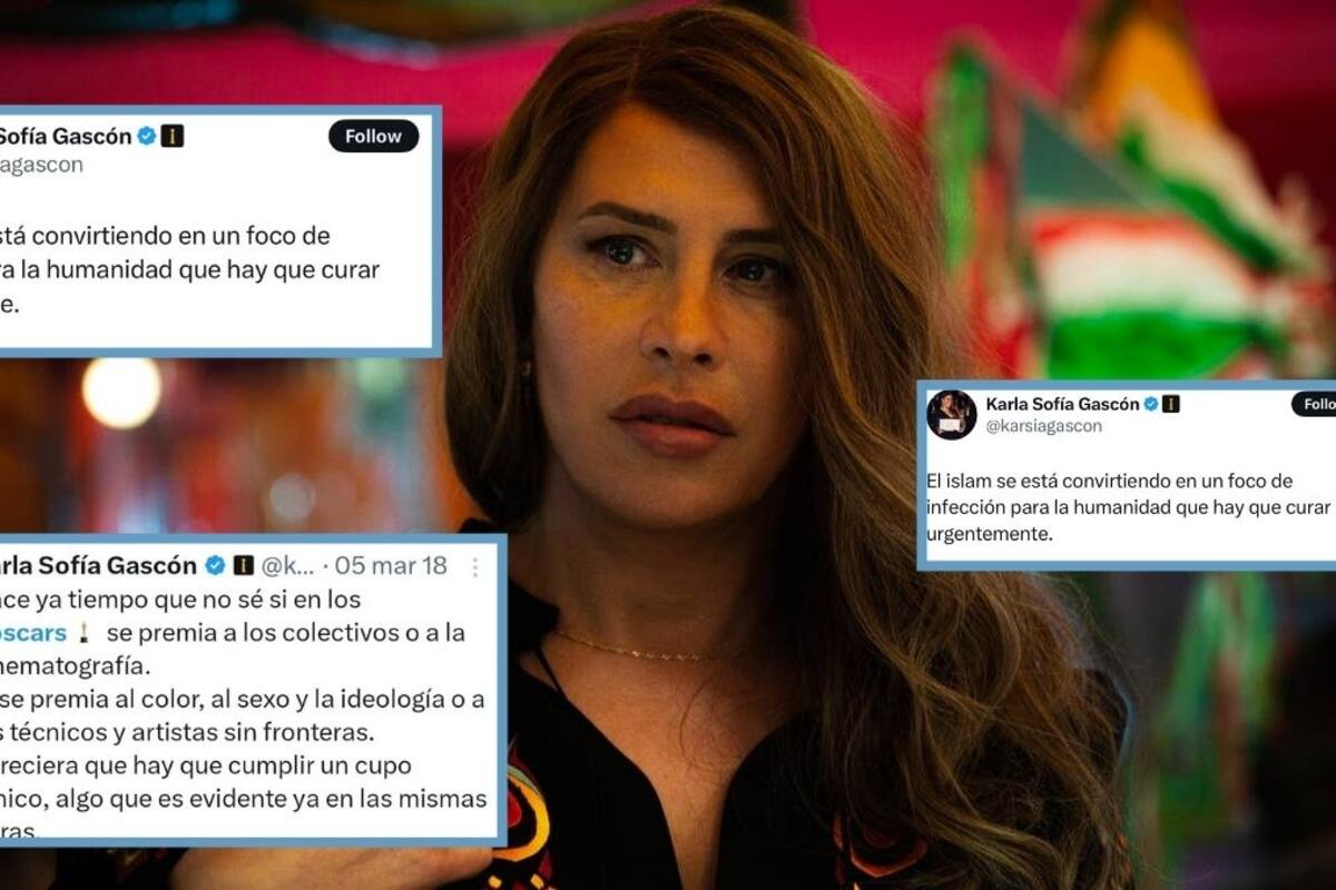 Salen a la luz viejos tuits de Karla Sofía Gascón donde hace comentarios racistas