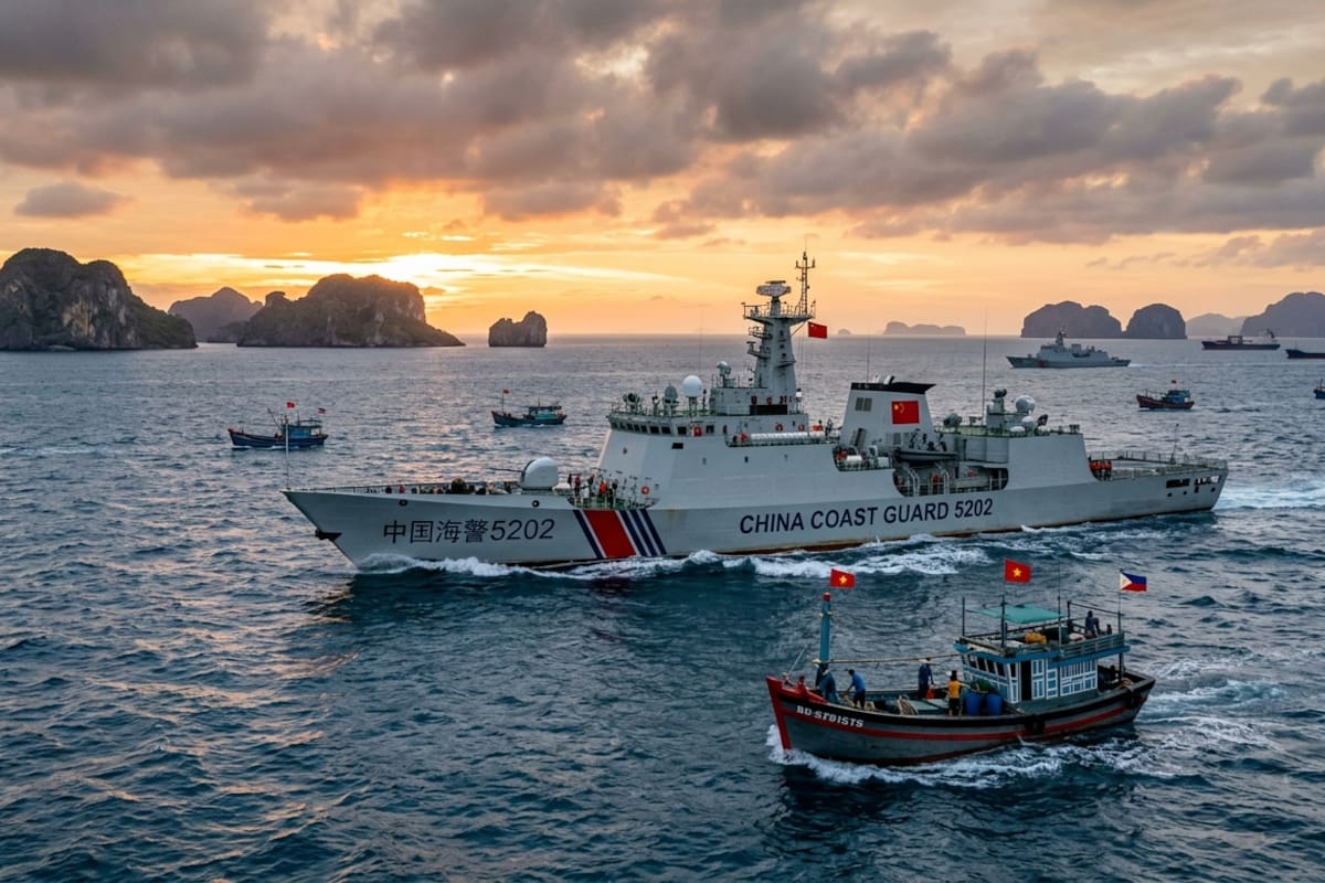 Mar de China Meridional: Por qué una colisión entre barcos chinos elevó la tensión con Filipinas