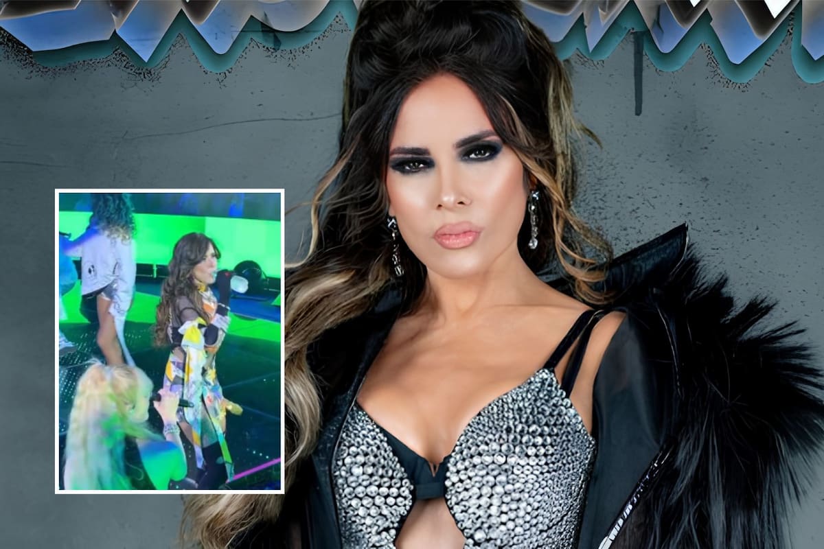 VIDEO: Gloria Trevi genera controversia al escupir a sus fans durante un concierto
