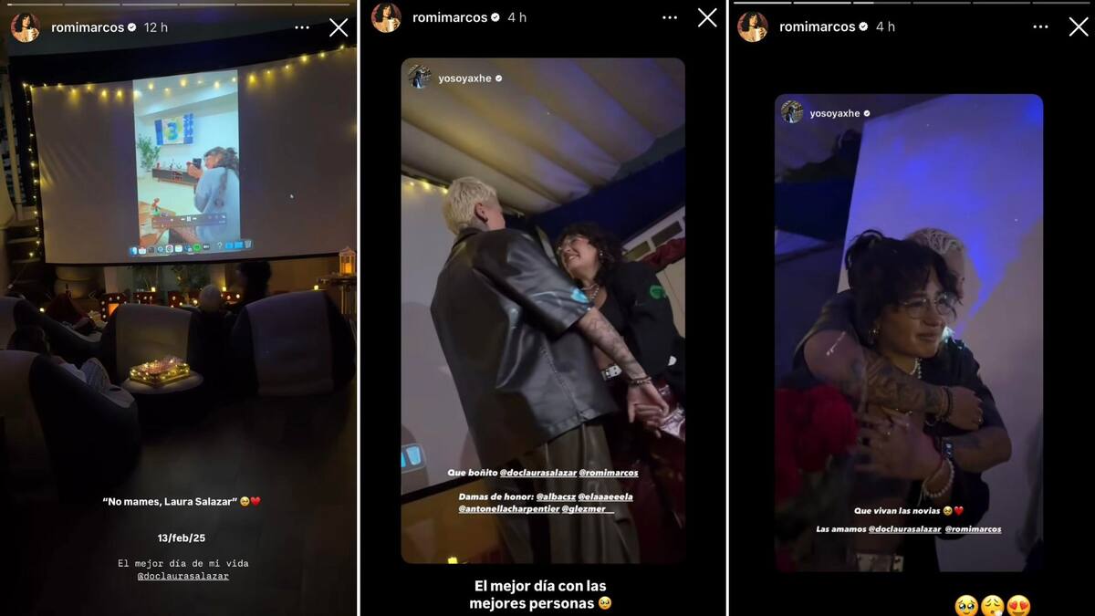 Romina Marcos se compromete con Laura Salazar | Captura de pantalla