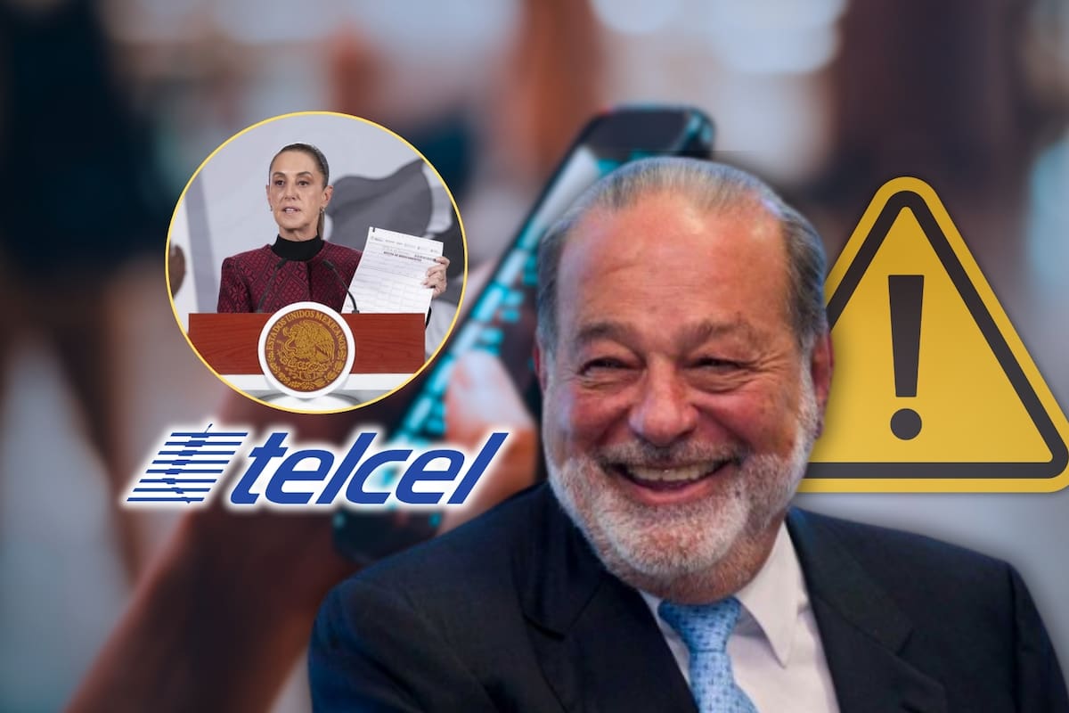 Carlos Slim y Sheinbaum bloquearán los teléfonos celulares de los usuarios Telcel de todo México a partir del 7 de enero, tanto de plan como de prepago, si no vinculan su número con una identificación oficial y su CURP