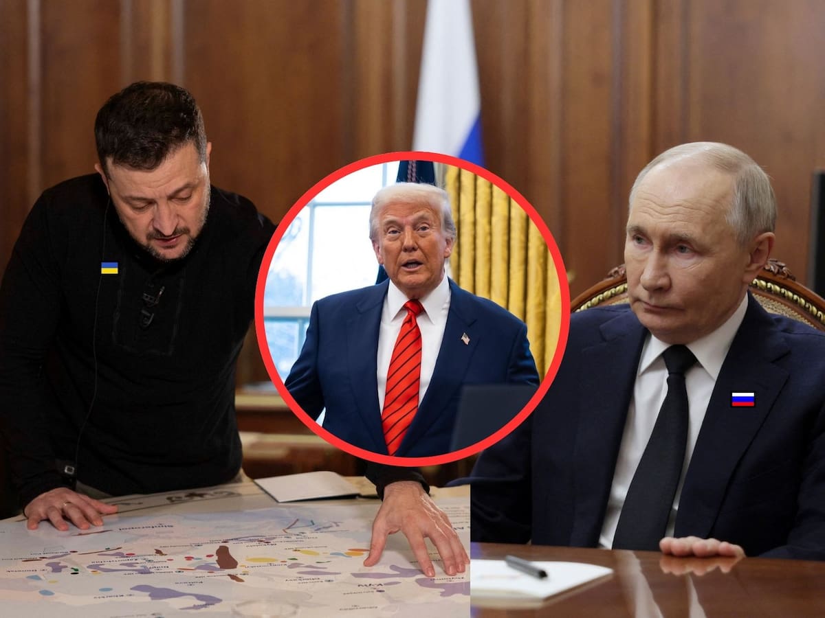 Donald Trump sostuvo llamadas con sus homólogos de Ucrania y de Rusia, respectivamente; asegura que ambos buscan "la paz". | Crédito: REUTERS/EFE