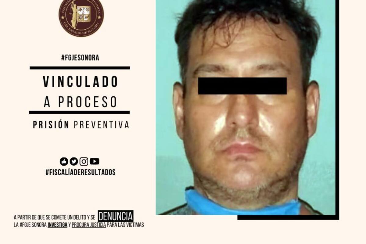 Arrestan a Heriberto “N” por el delito de feminicidio en perjuicio de su ex pareja Andrea Carolina, en Guaymas