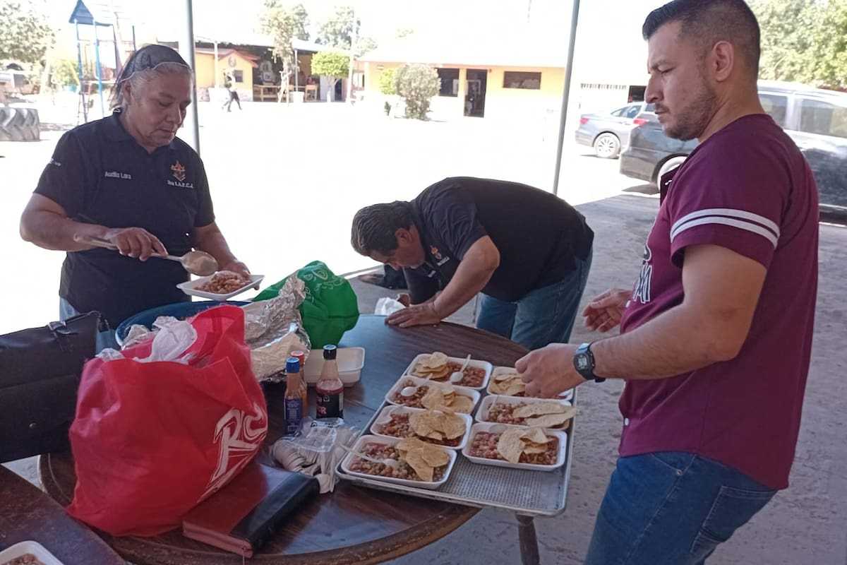 Llevan alimentos y apoyo espiritual a centros de rehabilitación de SLRC