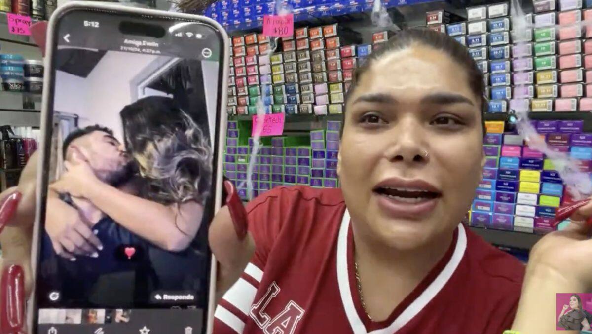 Se filtra foto de Óscar Barajas engañando a Kimberly Irene