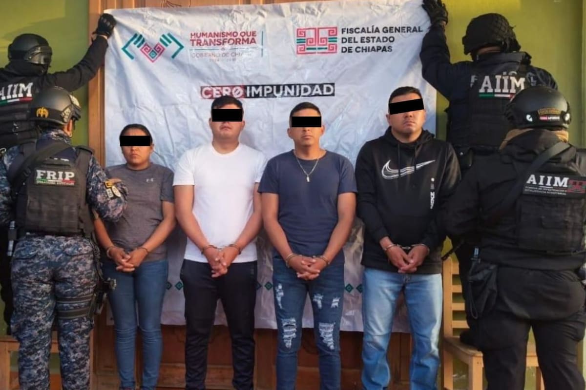 Vinculan a proceso a cuatro expolicías por extorsión agravada en Chiapas