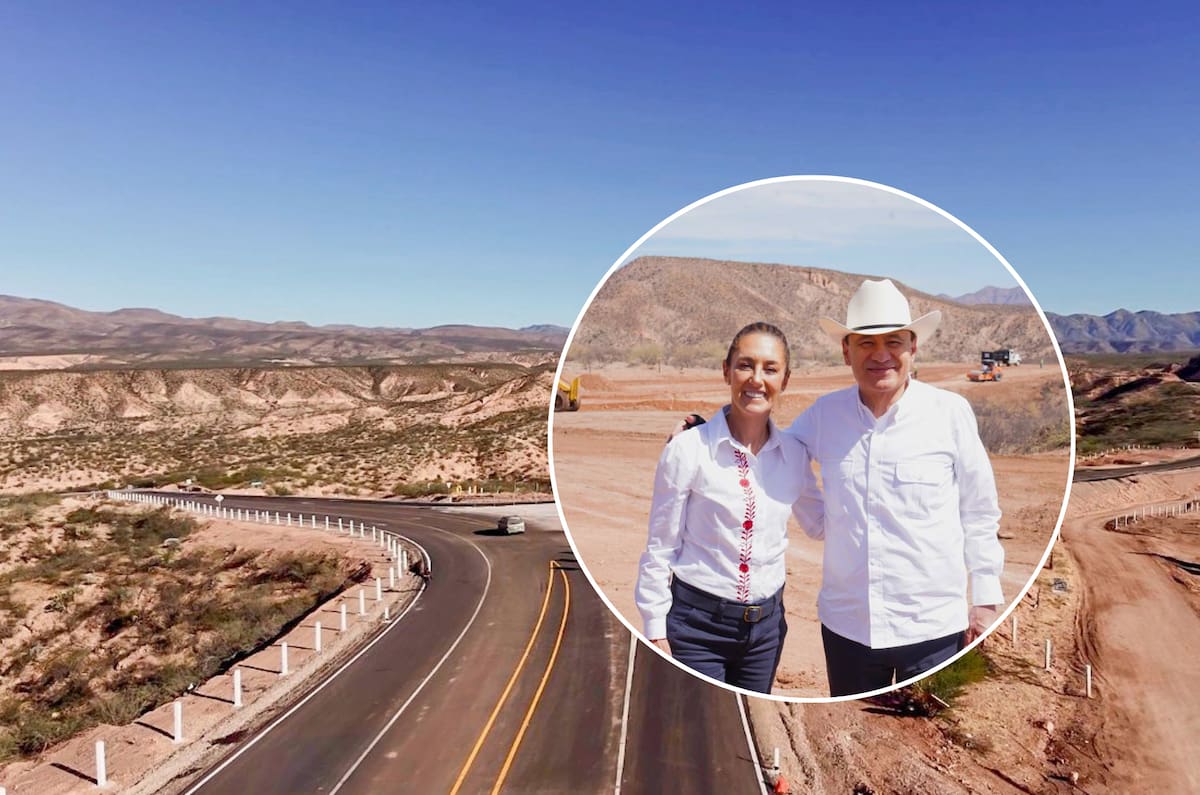 La presidenta Claudia Sheinbaum y el gobernador Alfonso Durazo mantienen la coordinación para avanzar en la modernización de carreteras federales en Sonora. FOTOS: BANCO DIGITAL