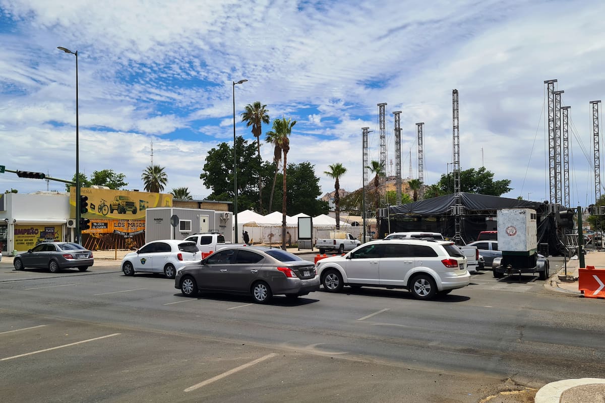 Cierre vial en la avenida Rosales de Hermosillo; estas son las rutas alternas