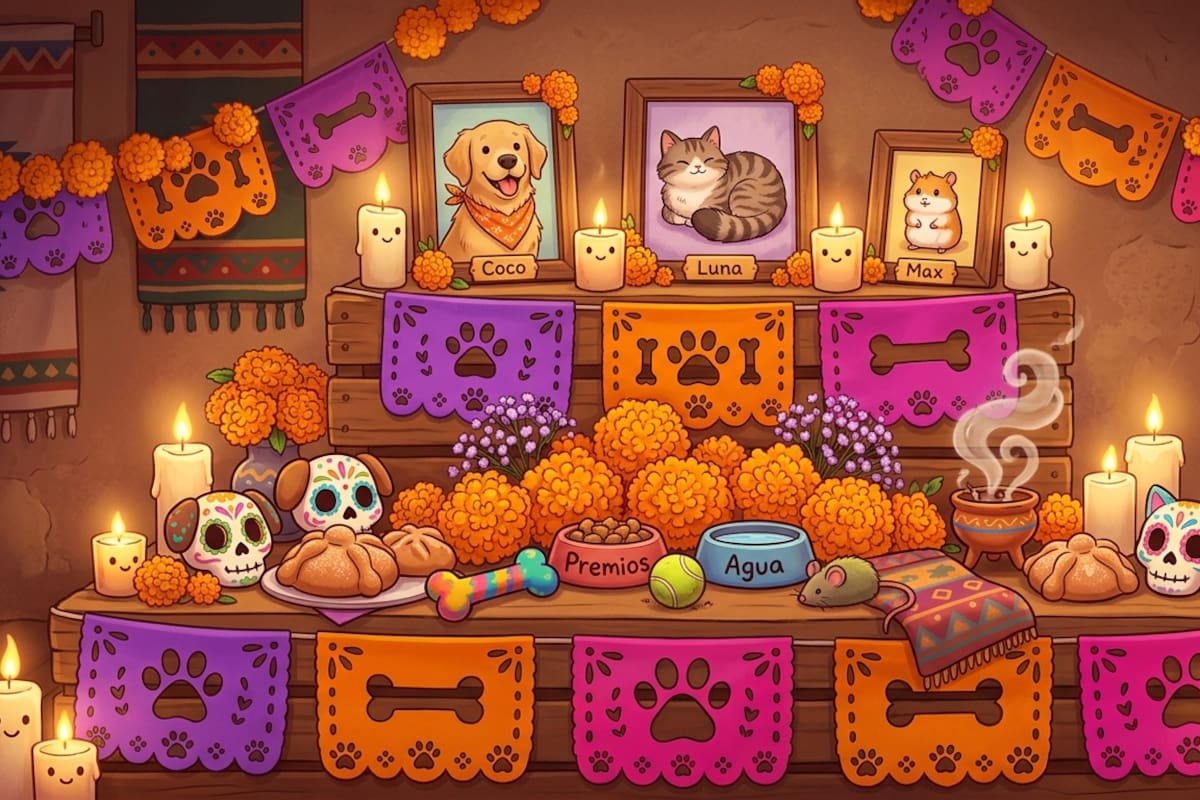 ¿Qué debe de llevar un altar para mascotas este 27 de octubre?