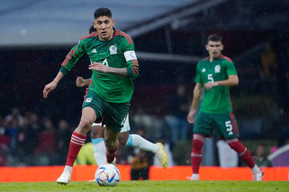 Edson Álvarez vs. Honduras en el Estadio Azteca. Foto: Archivo G/H