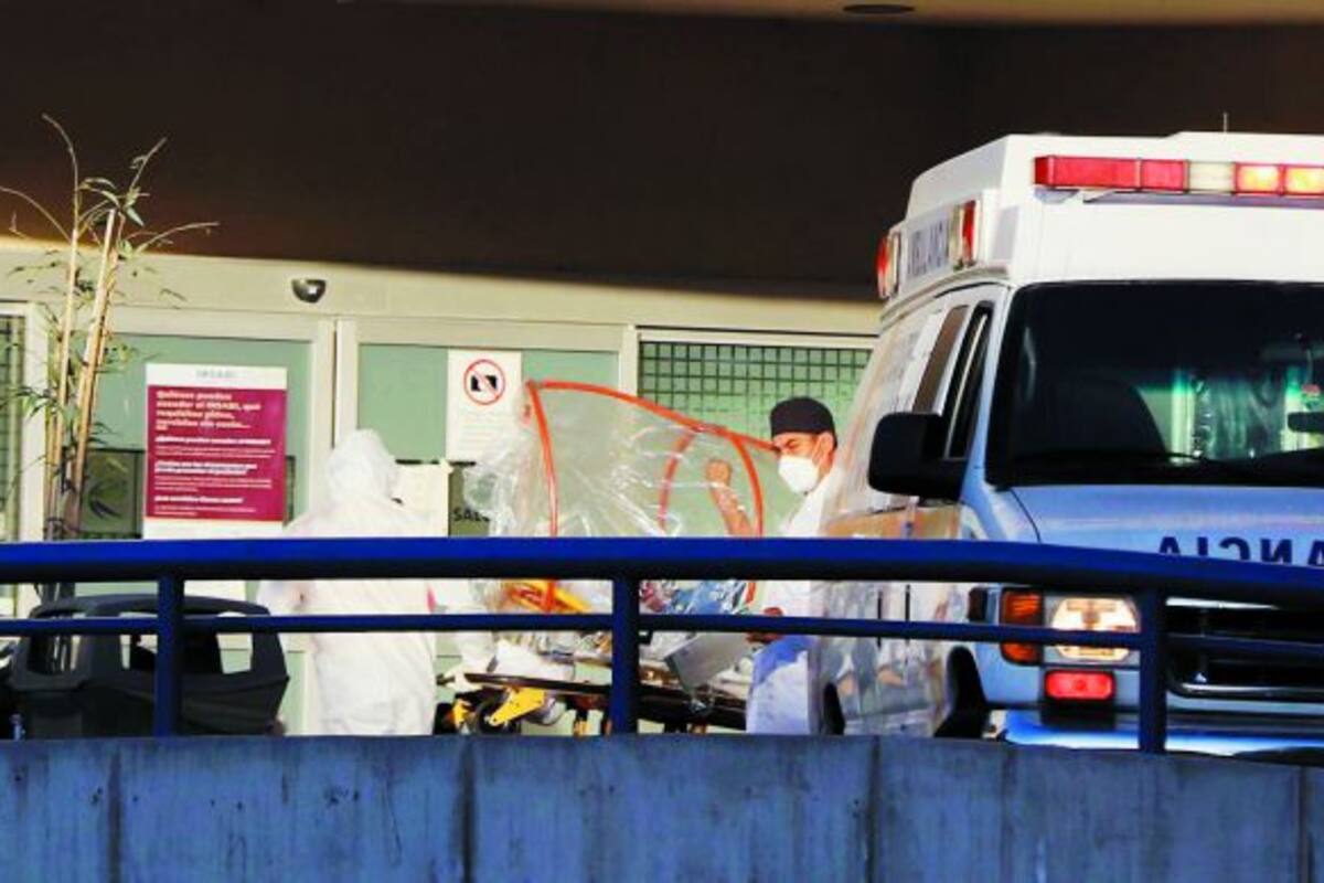 Conectados a ventilador 54% de pacientes hospitalizados