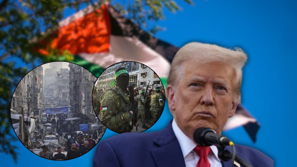 ¿Qué le espera a Gaza? El polémico plan de Trump que redefine el futuro palestino. (AP/Canva)