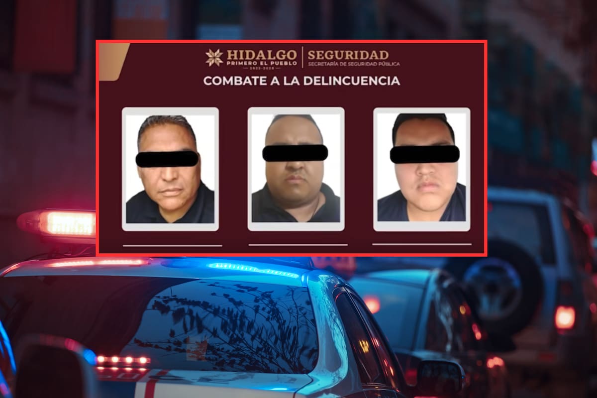 Detienen en Hidalgo al director de Seguridad Pública de Tezontepec de Aldama y a dos de sus mandos por presuntos vínculos con el crimen organizado