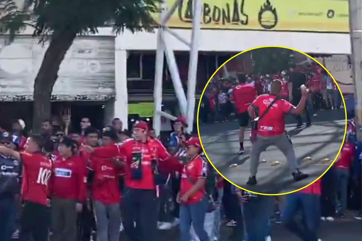 VIDEO: Aficionados de Chivas e Irapuato protagonizan riña previo a partido amistoso