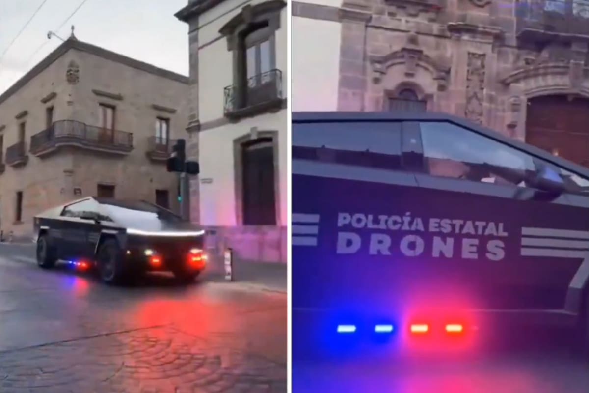 Así se ve la Cyber Truck de la Policía Estatal de Jalisco