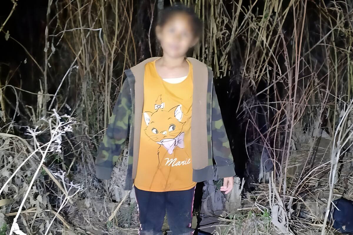 Mamá abandona en Río Bravo a su hija brasileña; así fue su rescate en un islote